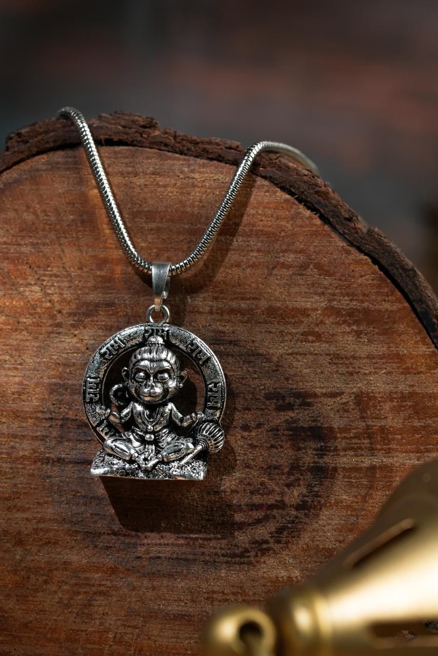 Lord Bal Hanuman Pendant with Chain