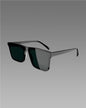 Polarized Retro Square Sunglasses